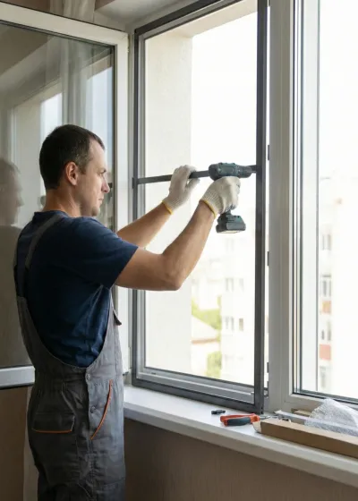 Металлическая москитная сетка — установка и результат