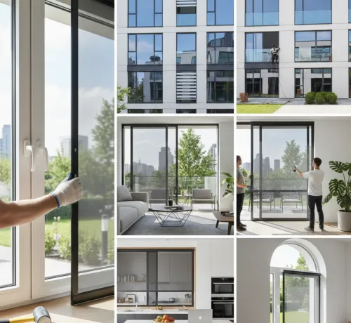 Москитные сетки: замер и установка