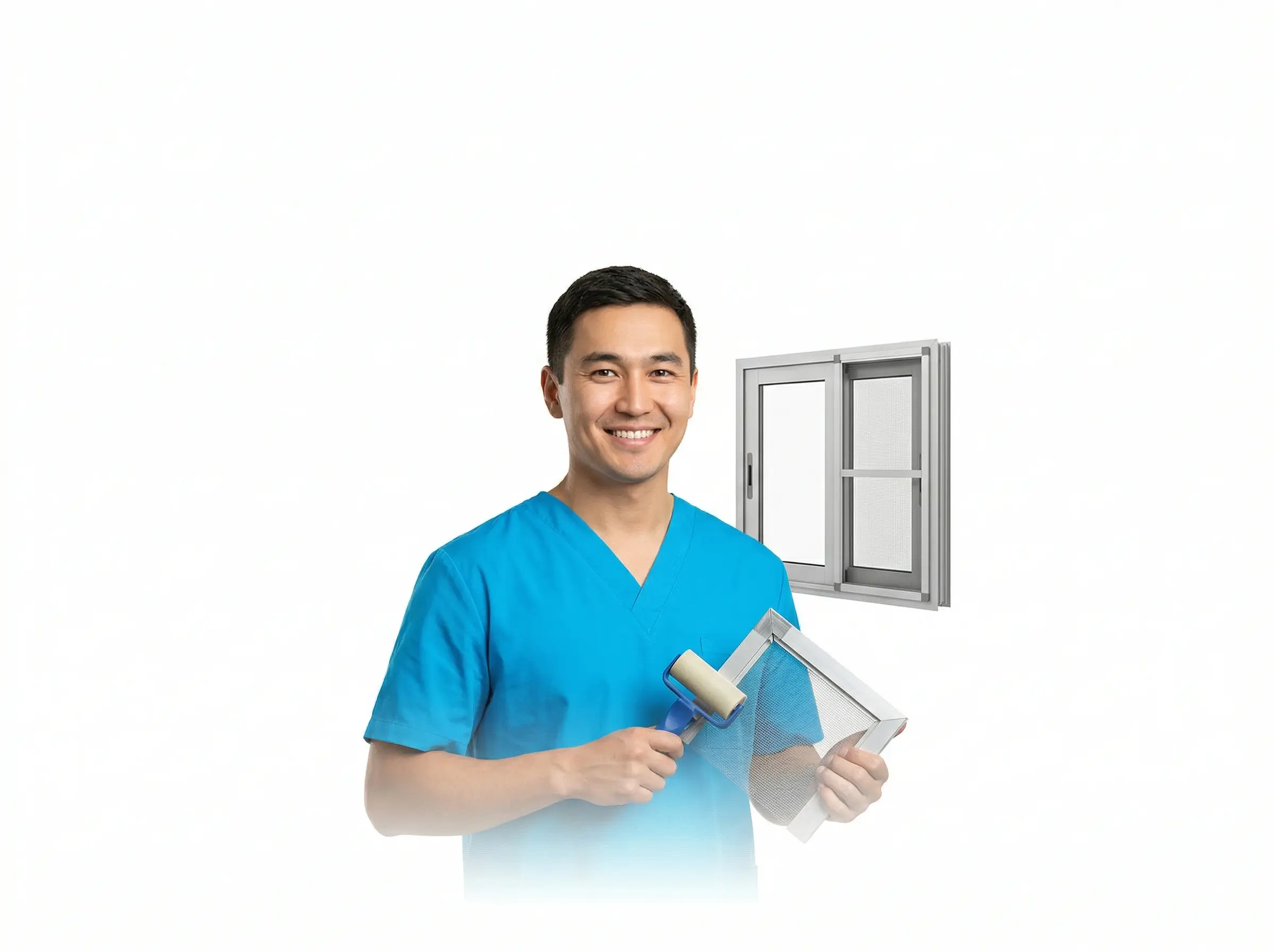 Москитная сетка на алюминиевые окна Бишкек