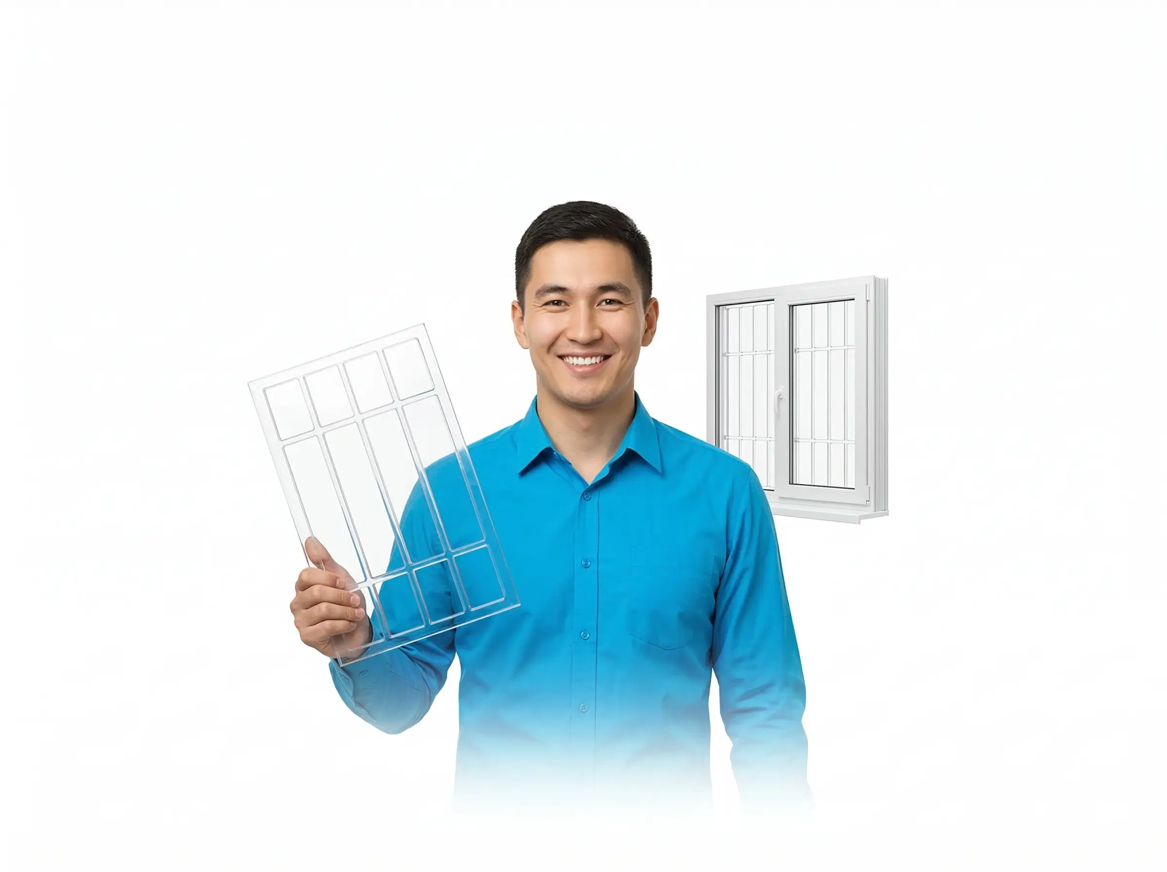 Прозрачные решетки на окна Бишкек