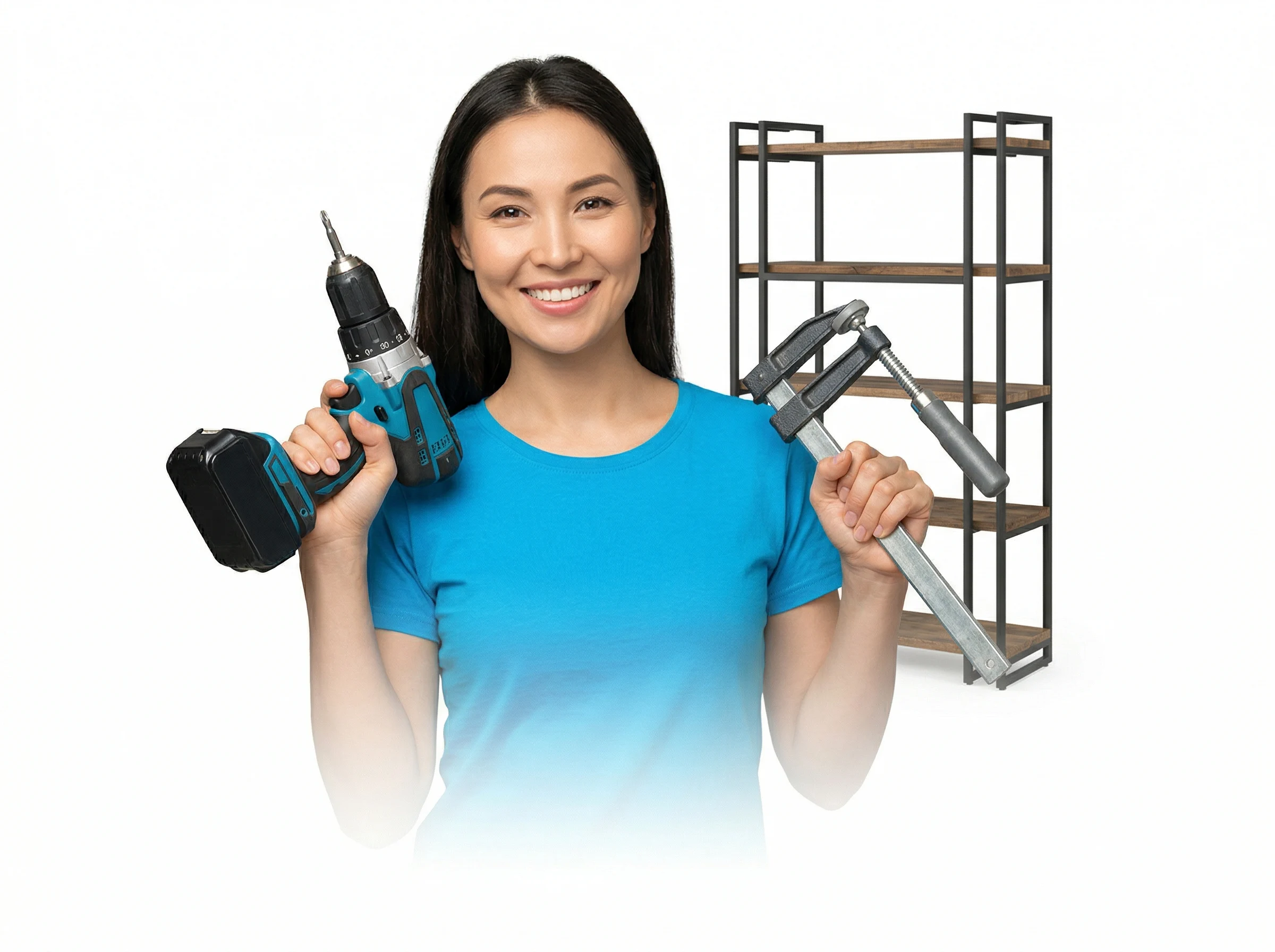 Стеллаж в стиле лофт